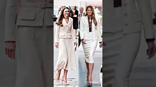 Two beauty queens, each in a class of her own—Melania Trump & Princess Catherine. #shorts #trump