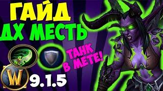 Лучший Гайд на ДХ МЕСТЬ WoW 9.1.5 Shadowlands! Танк в МЕТЕ! дх вов