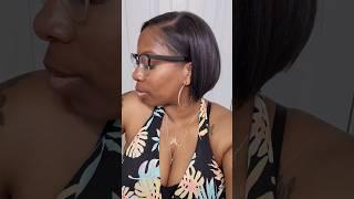 I Don't Like Bobs BUT.... Sensationnel What Lace ANISHA Synthetic Wig Install #shorts #wig #whatlace