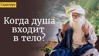 Когда душа входит в тело? Садхгуру