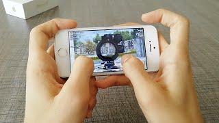 iPhone SE 2016 - PUBG New State 4 Fingers Claw Handcam Gameplay