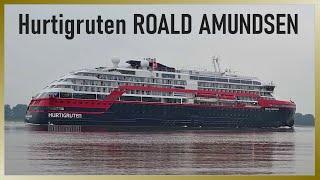 MS ROALD AMUNDSEN // Das beeindruckende Schiffshorn des Hurtigruten Schiffs