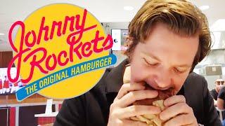 Trying BURGERS at Johnny Rockets in Fashion Show Mall Las Vegas - Burgers Review