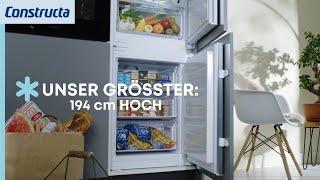 Constructa XXL Kühlschrank - 194 cm Höhe mit No Frost