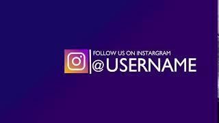 Social Media Lower Thirds in After Effects #Instagram