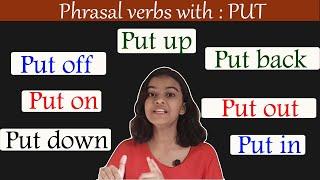 Phrasal Verbs With "Put" | English Grammar | Adrija Biswas