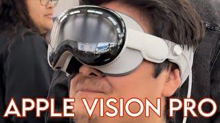 I GOT TO DEMO THE APPLE VISION PRO | RaccoonTech