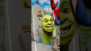 Cringe & Weird Cars vs Hungry Shrek in BeamNG.drive