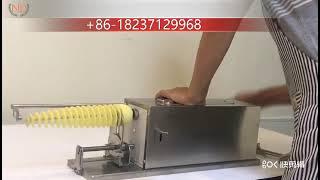 automatic potatoes tornado slicer spiral potato cutter twist potato spiral cutter machine