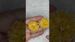  Серьги "Одуванчики" (мастер-класс на канале)