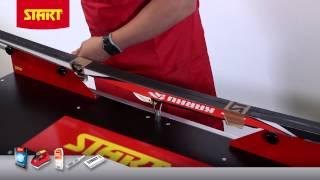 START - Application of kick base wax