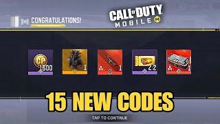 *NEW* CODM 15 WORKING ALL NEW REDEEM CODES OCTOBER 2024 | CALL OF DUTY MOBILE ALL WORKING CODES 2024