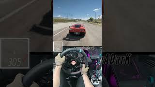 I started the race without the steering wheel !  #shorts