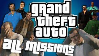 GTA 3 - GTA 5 All Missions - Full Game Walkthroughs of Every 3D GTA Game (1080p 60fps)