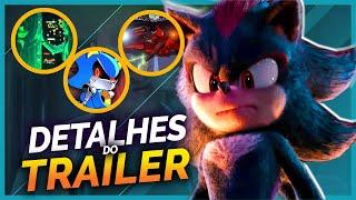 10 DETALHES IMPORTANTES NO TRAILER DE SONIC 3