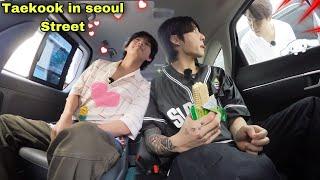 Taekook Fight in seoul STREET  // Hindi dubbing // Part-4