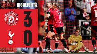 THREE WINS FROM THREE!  | Man Utd 3-0 Tottenham | WSL