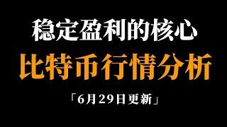 如何做到长期稳定的盈利？你以为的秘密，其实只是最简单的道理，比特币行情分析。