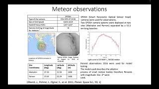 Small Meteor Ablation Model  comparison of solid and porous body