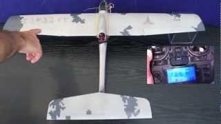 Hobby King - Mini SkyWalker 840mm (ARF) - RC Glider FPV Build Overview - FatShark System