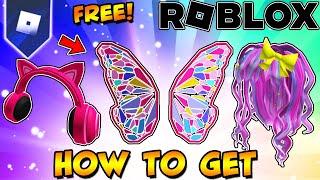 [EVENT]*FREE ITEMS* How To Get Fairy Hair, Wings & Pink Cat Ear Headphones on Roblox - Sunsilk