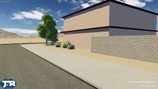 Artistic conception of proposed desertscape project by JNR Home Improvements