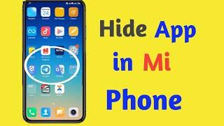 Mi Phone Me App Hide Kaise Kare How to Hide App in Mi phone app hide in mi kk search shorts #short