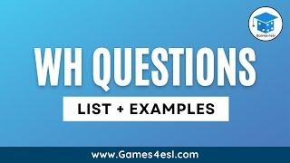 Wh Questions in English | Types And Examples