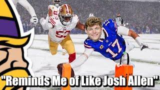 Harrison Phillips on JJ McCarthy: "Reminds Me of Like Josh Allen"