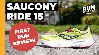 Saucony Ride 15 First Run Review: we take the classic daily shoe for a spin