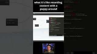 #Shorts what it's like recording tutorial videos with a puppy around