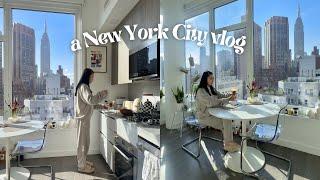 Living in NYC | Cooking at home, exciting unboxing & brand events!