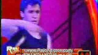 Monica Ferrada junto a Nikolas Cansino Tanguera