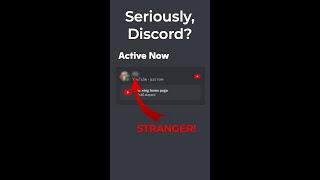 Discord shows random people what you’re doing… #shorts