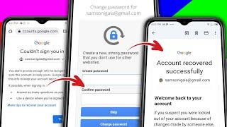 How to Recover Gmail Account Password without Recovery Email and Phone Number 2025