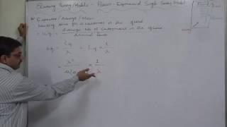 Queuing Theory - 7 Formula - 5 Average waiting time for a customer in the queue