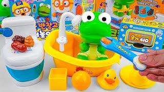 [Toy ASMR] 95 Minutes Satisfying with Unboxing Pororo Crong Eating and Potty Training 