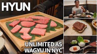 All You Can Eat A5 Wagyu in NYC? HYUN Korean Barbecue