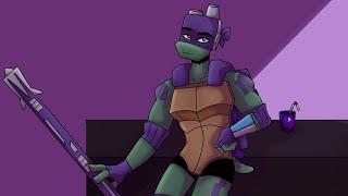 My boy bootyyyshaker9000 waiting for his pizza (rottmnt) / Donnie speedpaint