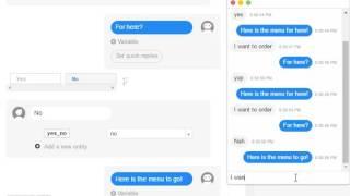 Yes/No chatbot response using wit.ai