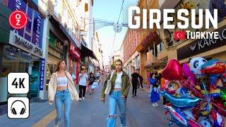 GIRESUN - Türkiye  4K Walking Tour City Center | Travel at the Black Sea