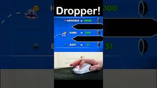 Geometry Dash: $1 vs $1,000 Dropper Challenge! #shorts