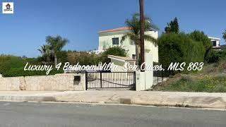 Sea Caves Villa in Paphos Cyprus - Property 863 – Luxurious & Modern home in Exclusive Neighbourhood