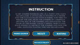 Scary zombie house escape 3 full game hints