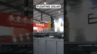 Demonstration of Floating Solar PV Power Plant | New Solar Technology 2024 | Renewable Energy