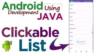 List View in Android using JAVA - Urdu / Hindi