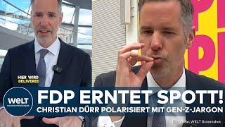 FDP: "Purer Slay!" Christian Dürrs TikTok-Video bringt den Bundestag und das Internet zum Staunen