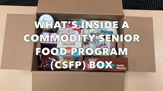 Commodity Senior Food Program Box | United Food Bank