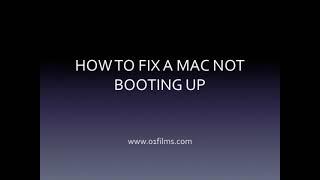 FIXING MACBOOK PRO NOT BOOTING