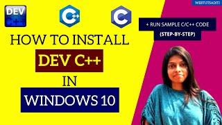 How to Install DEV C++ in Windows 10 [2022]